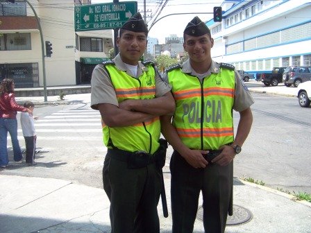 Policemen in Quito