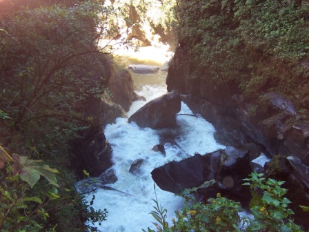 Banos Ecuador Waterfalls