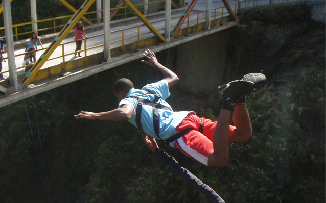 Puenting in Ecuador