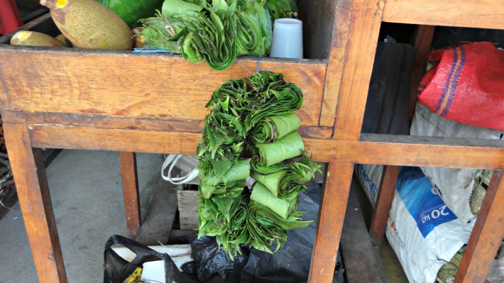 Fresh Guayusa leaves