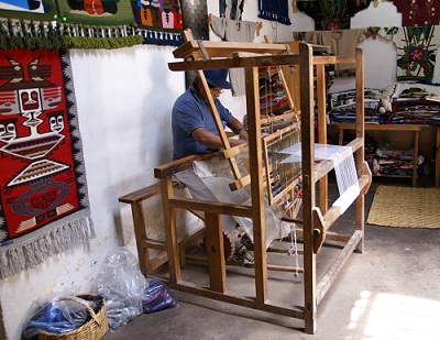 A talented craftsman in Ecuador