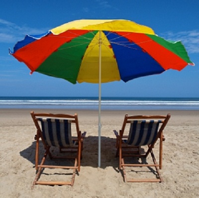 Sit back and relax on the beach in Ecuador.