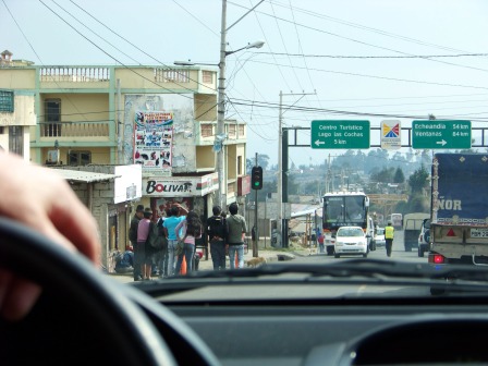 Driving in Ecuador