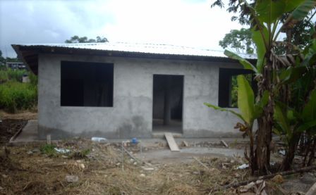 The shell of our home in Ecuador.