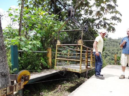 Mindo Ecuador cable car