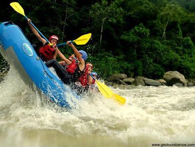 White water rafting with Geotours